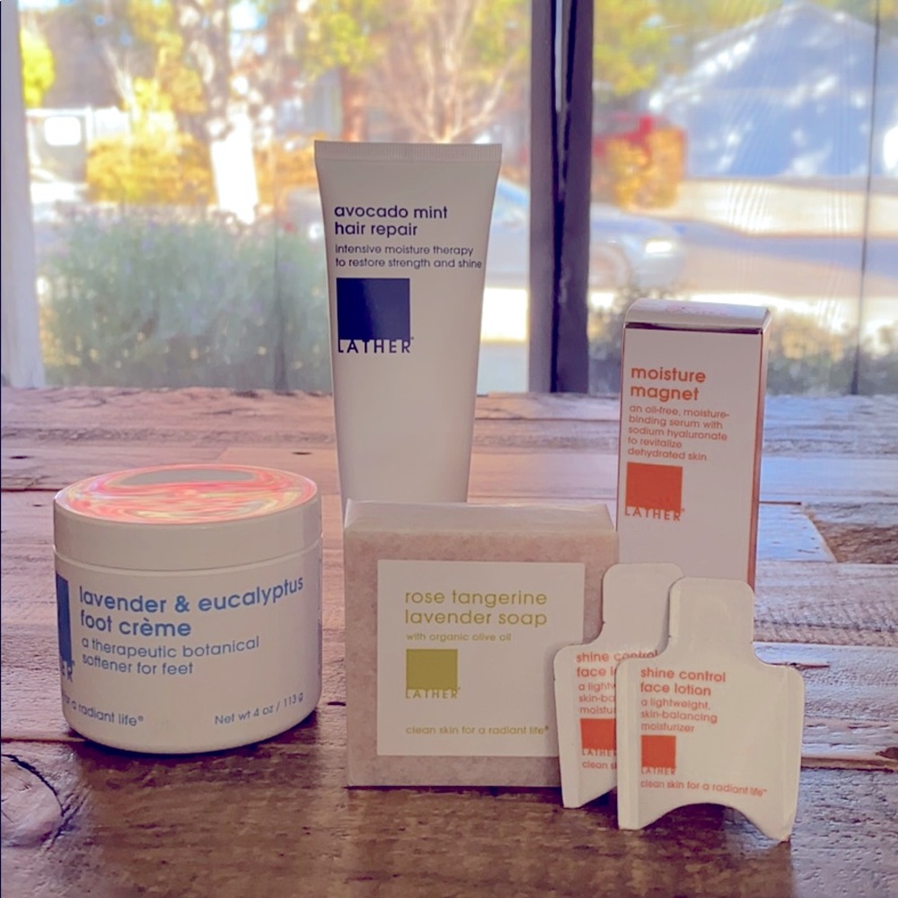 NWT $80 value Lather self-care bundle
